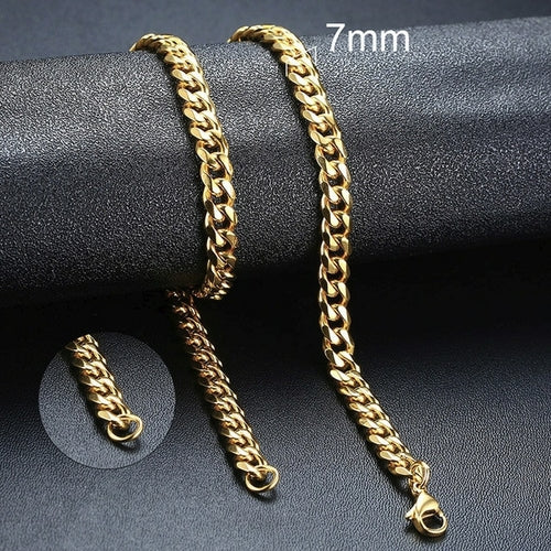 Cuban Gold Link Necklace